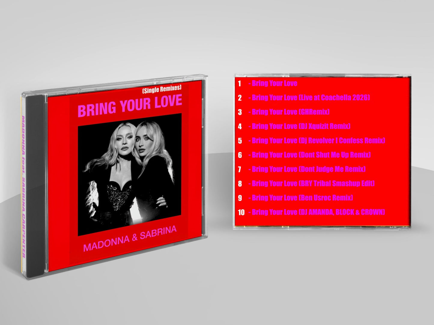Madonna & Sabrina - Bring Your Love (Single Plus Remixes CD)